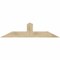 Ekena Millwork Portland Rough Sawn Timber Gable Bracket, Douglas Fir, 60"W x 15"H x 4"D x 6"F, 6/12 Pitch GBW060X15X0406POR00RDF - alternate 1